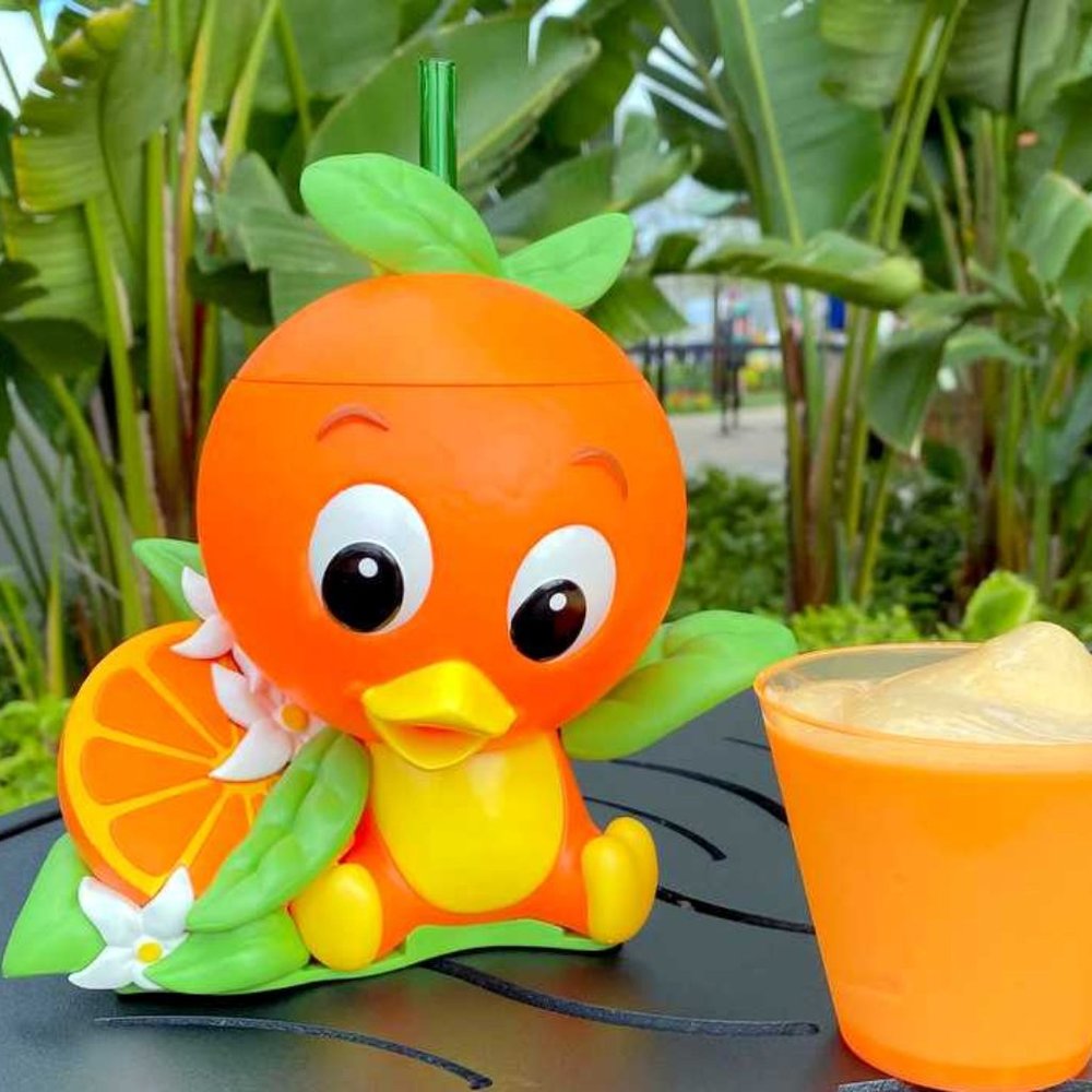 Disney Sipper Cup with Straw - Orange Bird with Orange Slice